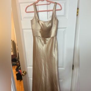 Jenny Yoo Gold Floor Length Dress
